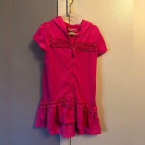 Flapdoodles girl cover up zip up